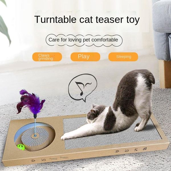 

cat toys creative puzzle pet love toy turntable from hi corrugated scratching board big grinding claw fun