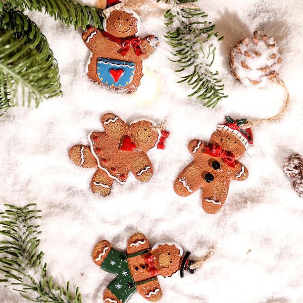 

christmas decorations tree creative decoration pendant gingerbread man children's gift party supplies year