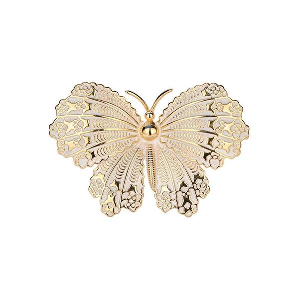 

pins, brooches fashion gold color butterfly brooch pins female insect badge corsage luxulry jewelry for women clothing accessories, Gray