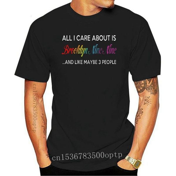 

men's t-shirts all i care about is brooklyn nine t shirt, White;black