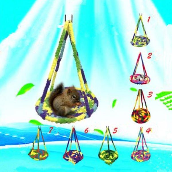 

small pet hammock parrot hamster climbing net honey bag sable chinchilla hand-woven basket adventure swing bird cages