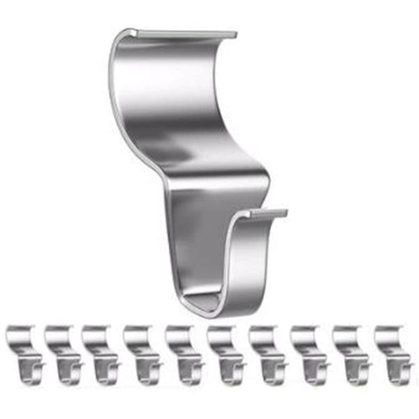

siding hooks for hanging [50 pack]heavy duty stainless steel clips wreath decor tool light & rails