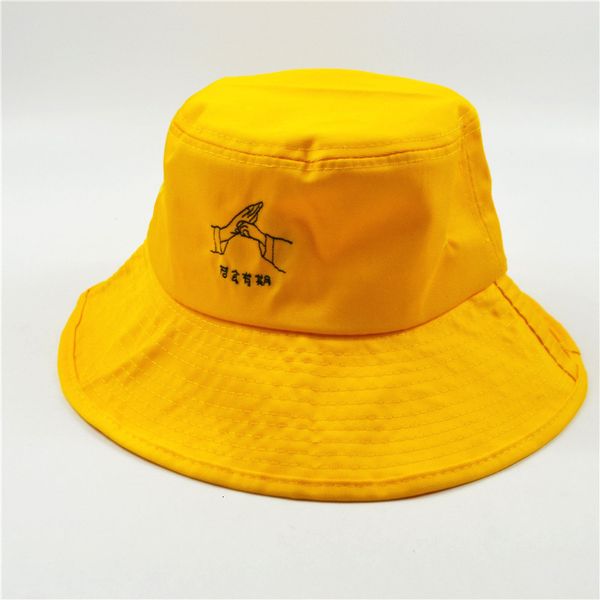 

hat summer big edge sun versatile chic fisherman hat girl