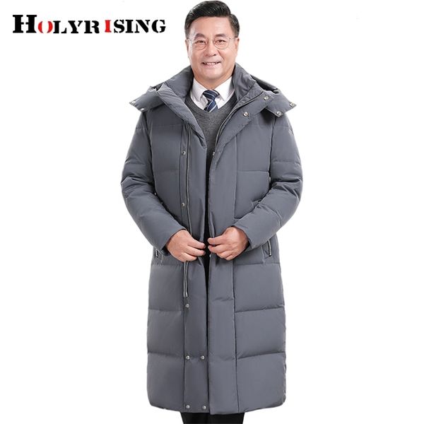 

down jackets for men long thicken warm coats winter zipper plumifero mujer comfortable windproof hooded casual overcoats 19620 211104, Black