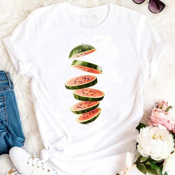 

and women summer watermelon fruit men t shirts 90s beach cartoon clothes tshirts fashion graphic lady print female tee, White;black