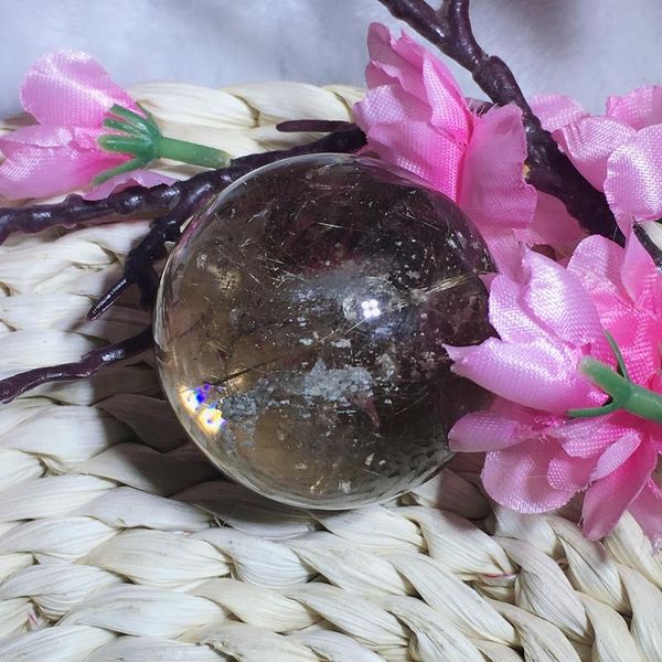 

rutilated quartz sphere decorative objects & figurines
