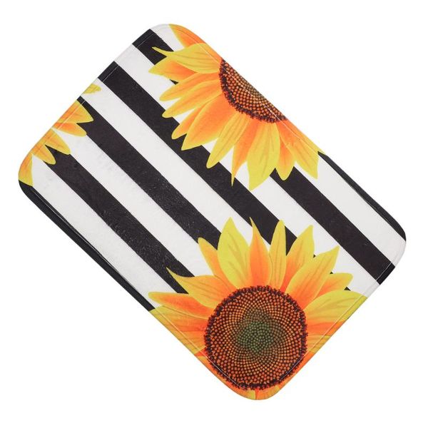 

carpets 1pc anti-skid floor mat bathroom shower sunflower pattern kitchen