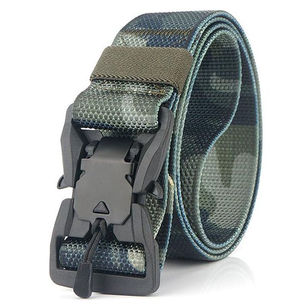 

belts trend nylon belt casual men's tactical plastic magnet functional buckle camouflage trouser yy9002, Black;brown