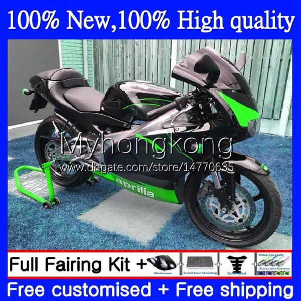 Karosserie für Aprilia RSV 125 Grün Schwarz RS 125 RR R 125RR RSV125RR RS-125 RS4 Karosserie 7Nr