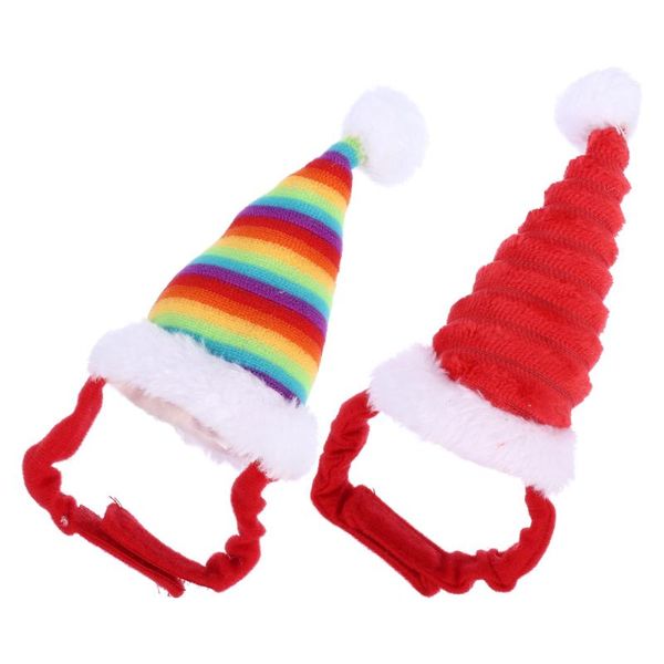 

dog apparel 2pcs pet christmas party hat decoration hamster lovely accessory