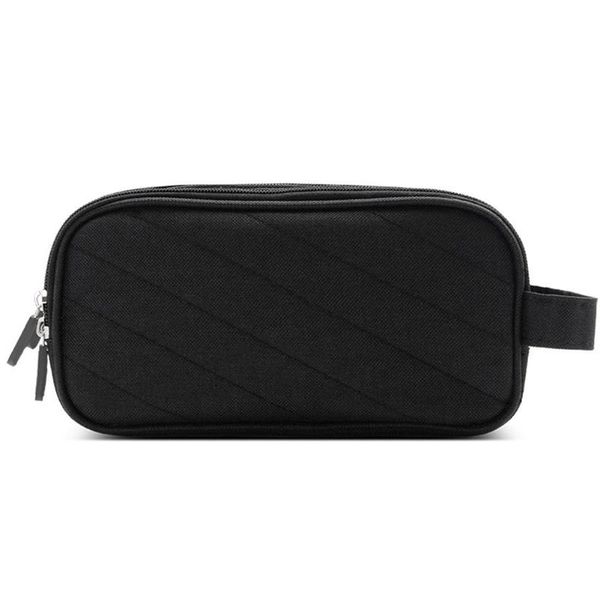

grid package storage bag portable usb cable zipper multi-functional case digital gadget business travel electronics handbag bags