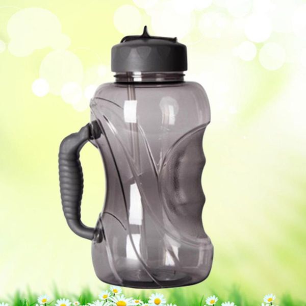 

1.5l large capacity water cup space portable sports straw type kettle for outdoor fitness training camping running w bottle