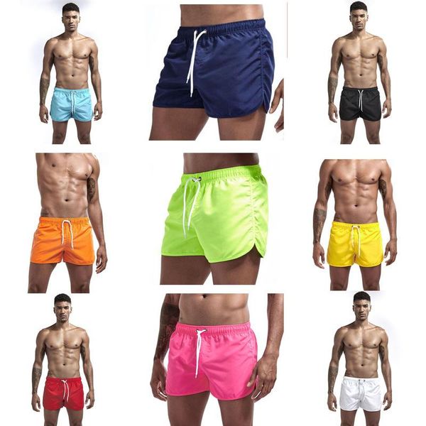 

men's swimwear breathable quick dry casual beach shorts summer swimming trunks adjustable strap boxer briefs soccer tennis training sho
