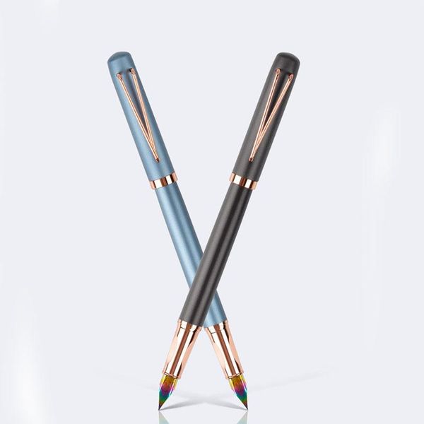 

fountain pens metal pen v-shaped stereo clip elegant excellent school office business writing ink gift stationery