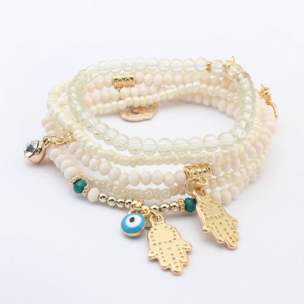 

charm bracelets ladies bracelet set european and american fashion bergamot butterfly beaded jewelry, Golden;silver