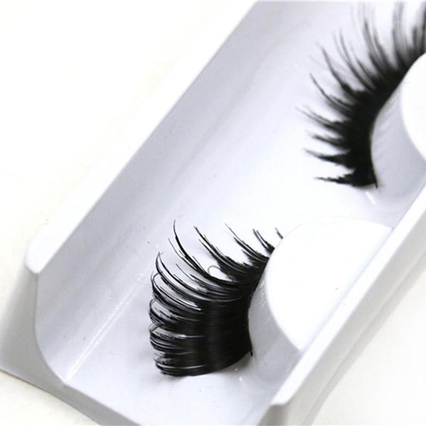

fashion 1 pair thick false eyelashes nightclub makeup exaggerated lashes1