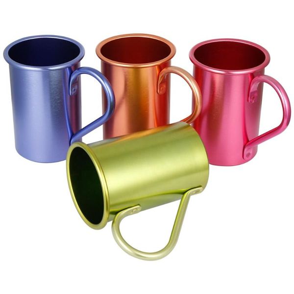 

mugs queenbar 450ml aluminum cup moscow mule cocktail camper coffee water for restaurant bar drinkware home party
