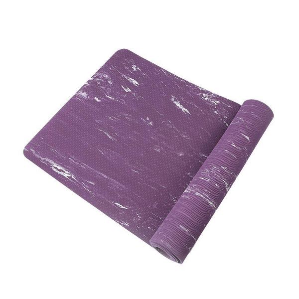 

yoga mats mat contrast color tpe thicken skipping blanket non-slip fitness carpet indoor soundproof home thickened mute cushion gym
