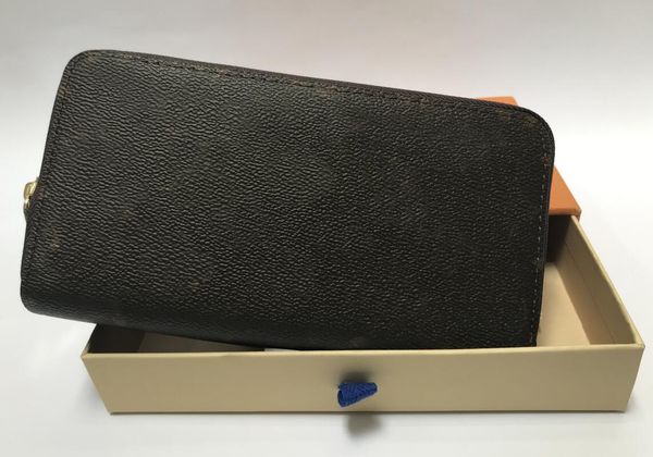 

retro classic double zipper wallet the most stylish way to carry around money, cards and coins men leather purse card holder long business w, Red;black