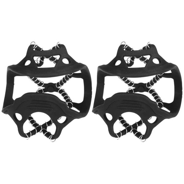 

cords, slings and webbing 1 pair climbing crampons ice winter snow boot shoes covers gripper spike anti-skid traction cleats