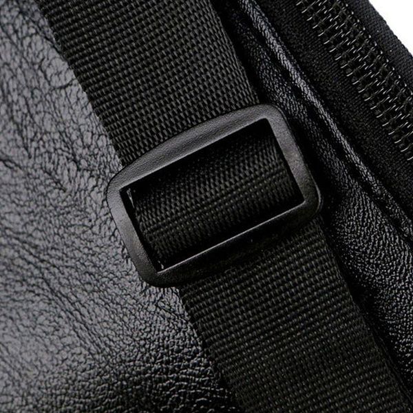 

waist bags men pu leather belt bum pouch fanny pack crossbody shoulder sport zip bag