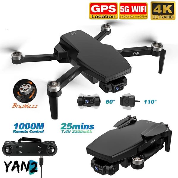 

pro 2021 4k drone 2-axis gimbal professional camera 5g wifi fpv profesional drones