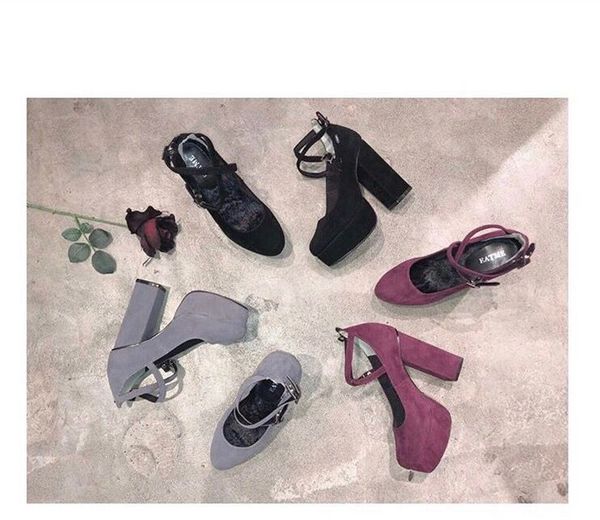 

eatme 168 yuan qingyuan 298 high sweet strap high heels yw, Black