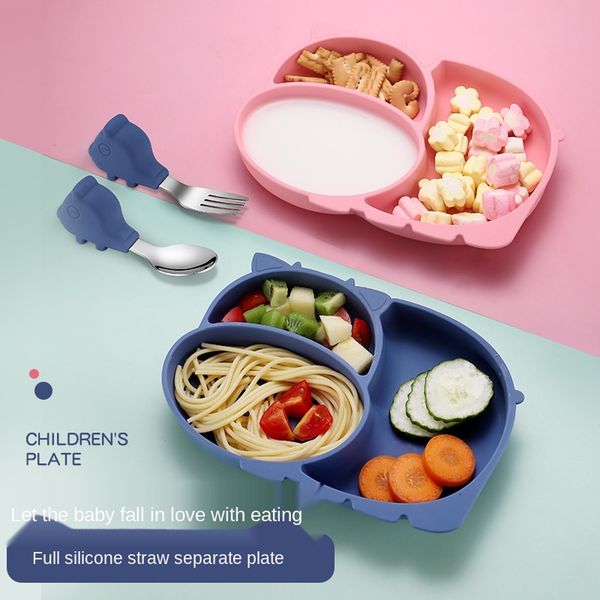 

Baby Silicone Plate Kids Bowl Plates Baby Feeding Silicone Bowl Silica Gel Dishes Kids Tableware Suction Cup Strong Sticky