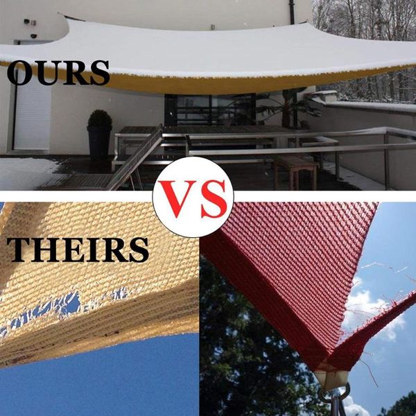 

shade 3x4m/4x4m uv protecting 70% waterproof oxford cloth outdoor sun sunscreen net