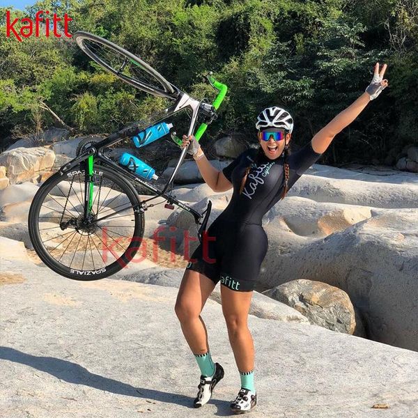 

racing sets 2021 pro team triathlon costume women black cycling jersey skinsuit jumpsuit maillot clothing set, Black;blue