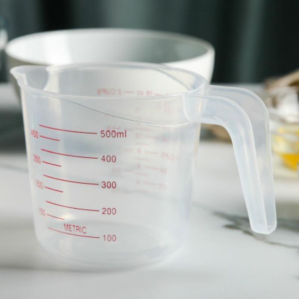

baking & pastry tools household 500 ml measuring cup plastic scale liquid cooking tool kitchen accessories