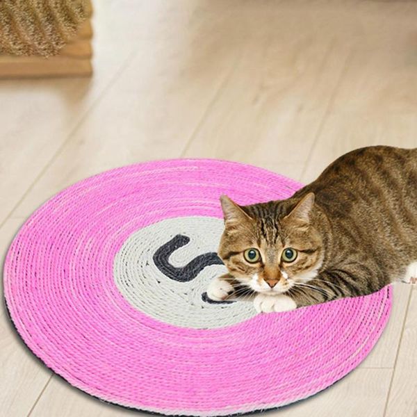 

cat beds & furniture pet supplies durable multifunctional cushion scrather sisal blanket wear-assistant for home