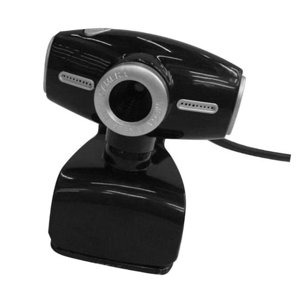 

web camera 480p webcams usb2.0 computer with microphone clip-on for pc lap(black)