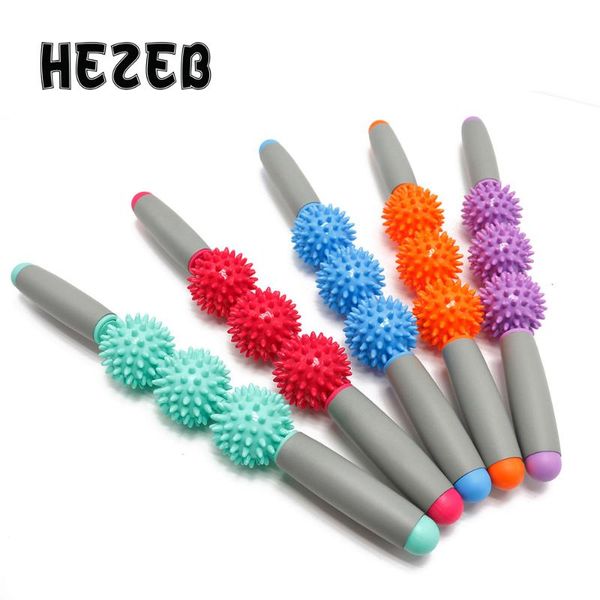 

fitness balls yoga massage roller stick trigger point anti cellulite body massager slimming muscle relax relieve stress