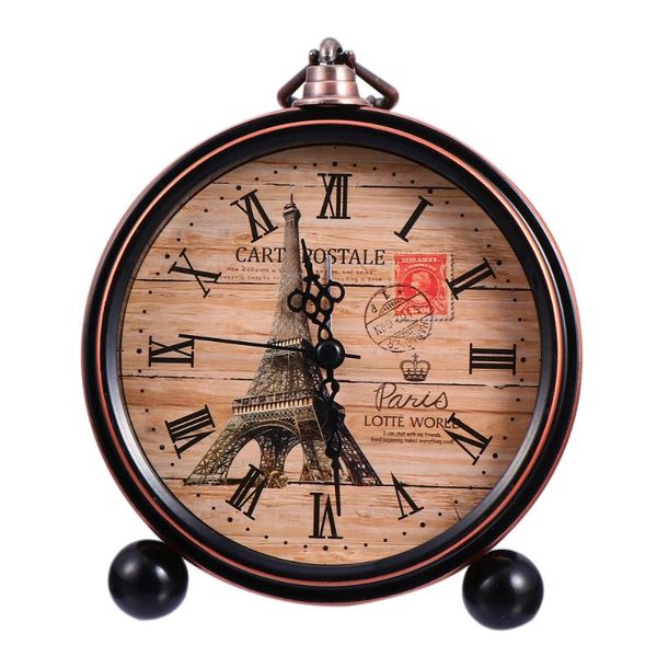 

retro deskclock household alarm mute bedside for daily use wall clocks