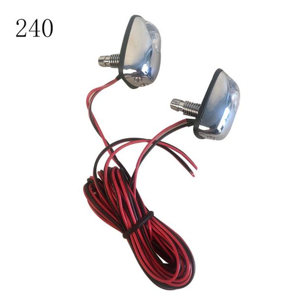 

motorcycle windshield car front wiper blade washer water head nozzle outlet accessories with lamp