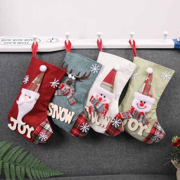 

gift wrap christmas stockings tree decoration ornaments year gifts socks candy bag hanging pendant xmas ornament