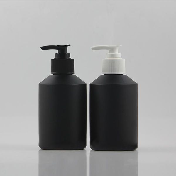 

storage bottles & jars shampoo bottle skincare container 200ml matte black lotion glass with pump