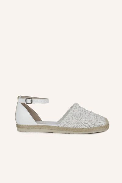 

sandals white mesh, Black