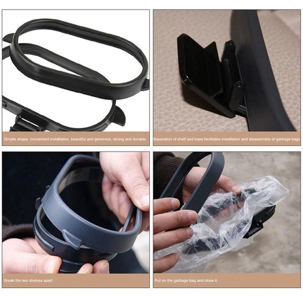 

car organizer foldable frame for trash bag auto can accessories automobile garbage rubbish waste holder storage