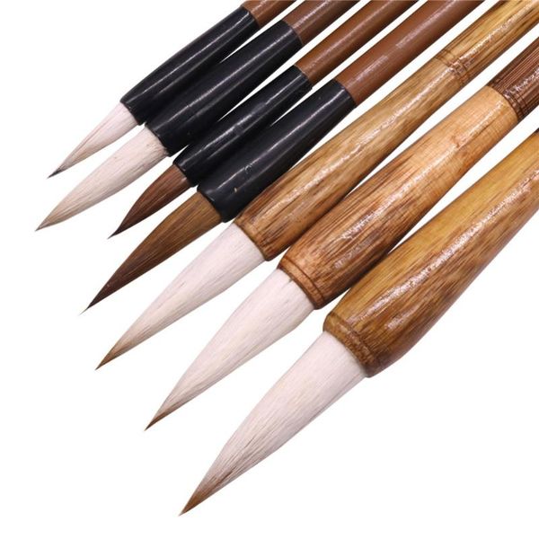 

gel pens 7 pcs/lot painting supplies calligraphy brushes practice paintings writing multifunction pen gift student stationery
