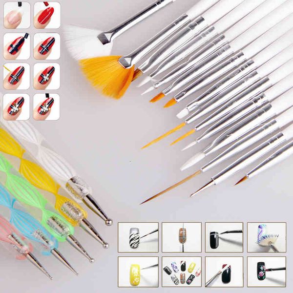 

set tool nail special brush price of 20 cosmetic brushes