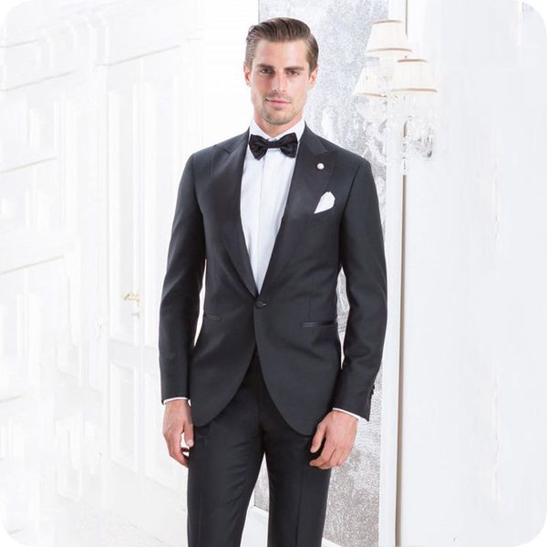 

men's suits & blazers grey wedding for men groom wear man tuxedos wide peaked lapel 2pieces (jacket+pants) groomsman prom cos, White;black