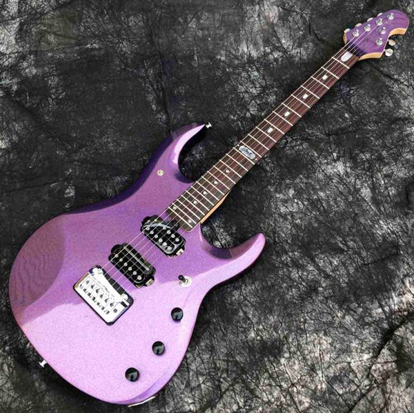 

custom metallic mm music guy jp electric guitar in purple