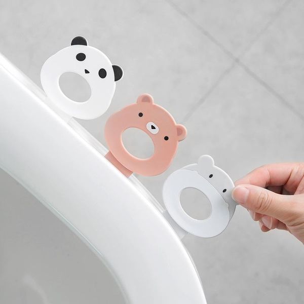 

toilet seat covers 6pcs/lot lifting lid device portable flipping handle kawaii