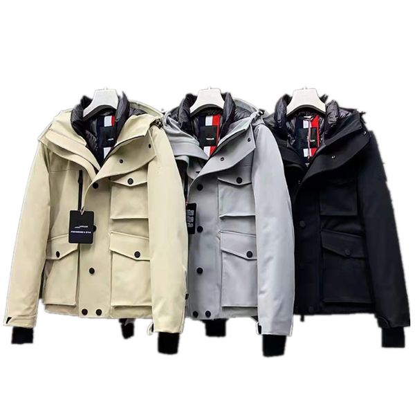 

2021 winter mens canada designers jacket downs goose grey black overcoat canadian down coat label men women coats fur outerwear