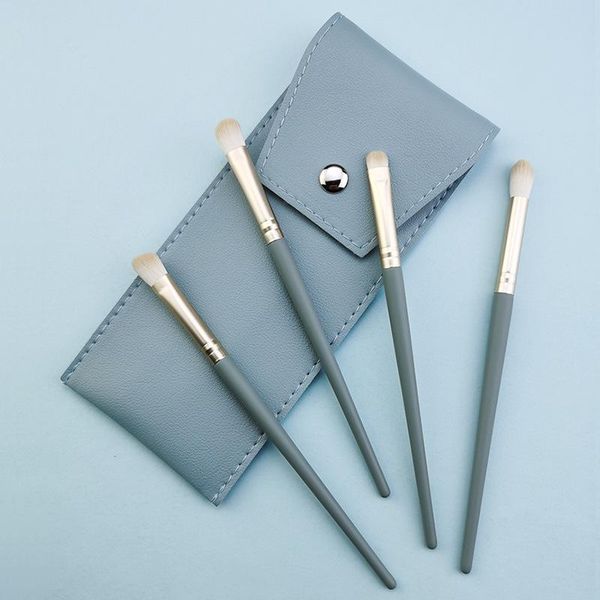 

makeup brushes 4pcs professional eyeshadow eyeliner eyelash eyebrow brush eye shadow kits