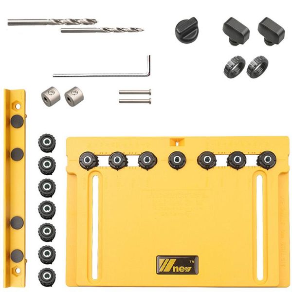 

professional hand tool sets hole handle pitch punch locator woodworking plastic aluminum alloy pocket jig set wardrobe door cabinet position
