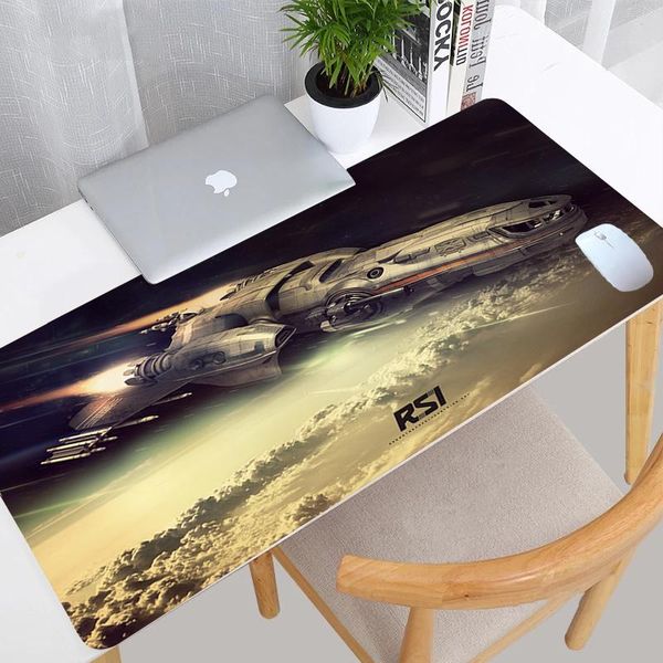 

mouse pads & wrist rests star citizen pad large alfombrilla xxl pc computer desk mat gamer office carpet keyboard table gaming accessories m