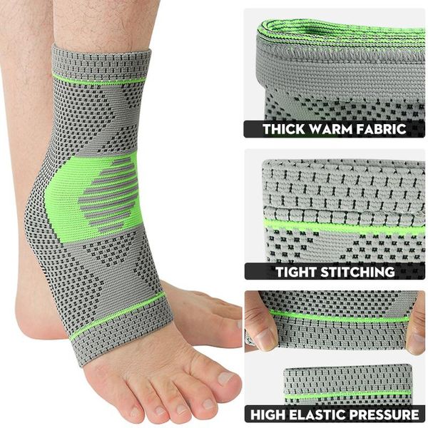 

ankle support 1pc plantar fasciitis compression socks sports brace for relief joint pain achilles tendonitis, Blue;black
